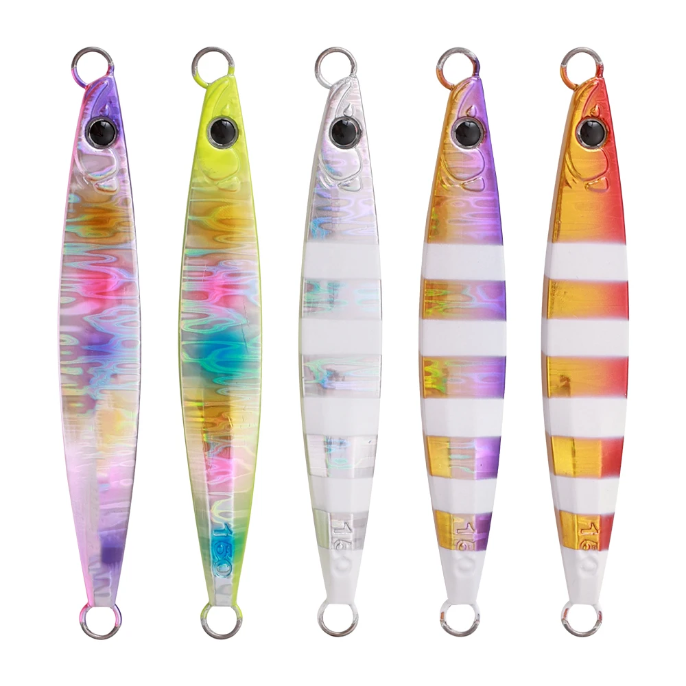 

JiggingPro One Pitch Fishing Jigs 150g 200g Speed Jigging Lures Fast Metal Jig Fishing Lures For Saltwater