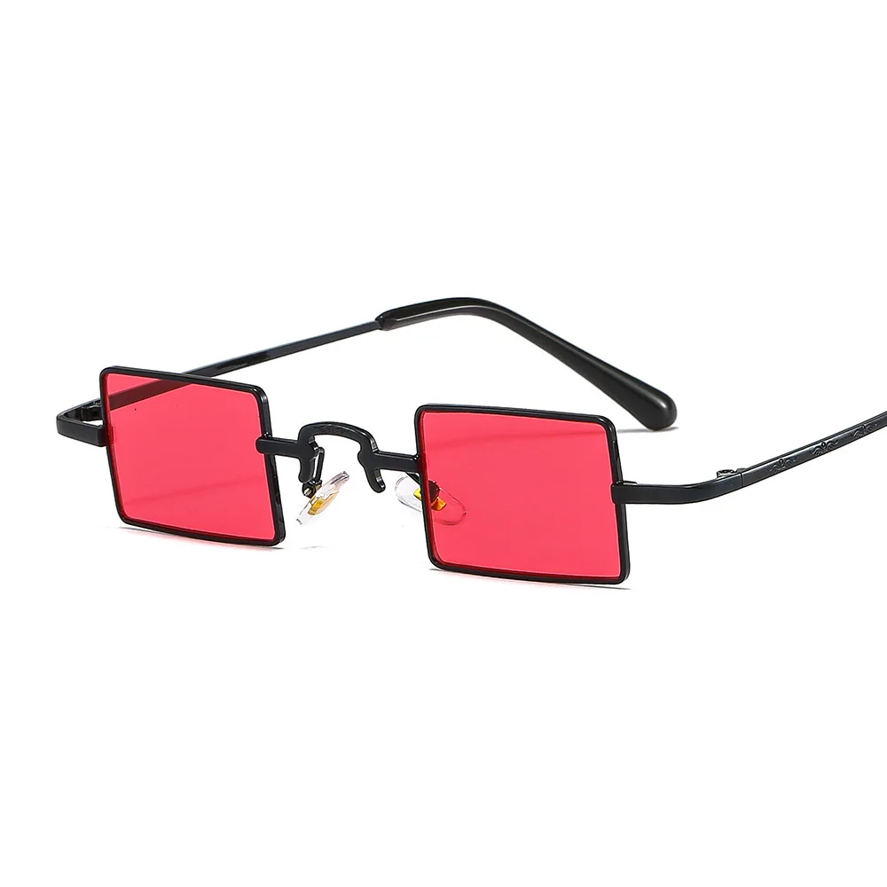 

Trending Custom 90s Shades Retro Rectangle Sunglasses Small Color Square Shades Sunglasses