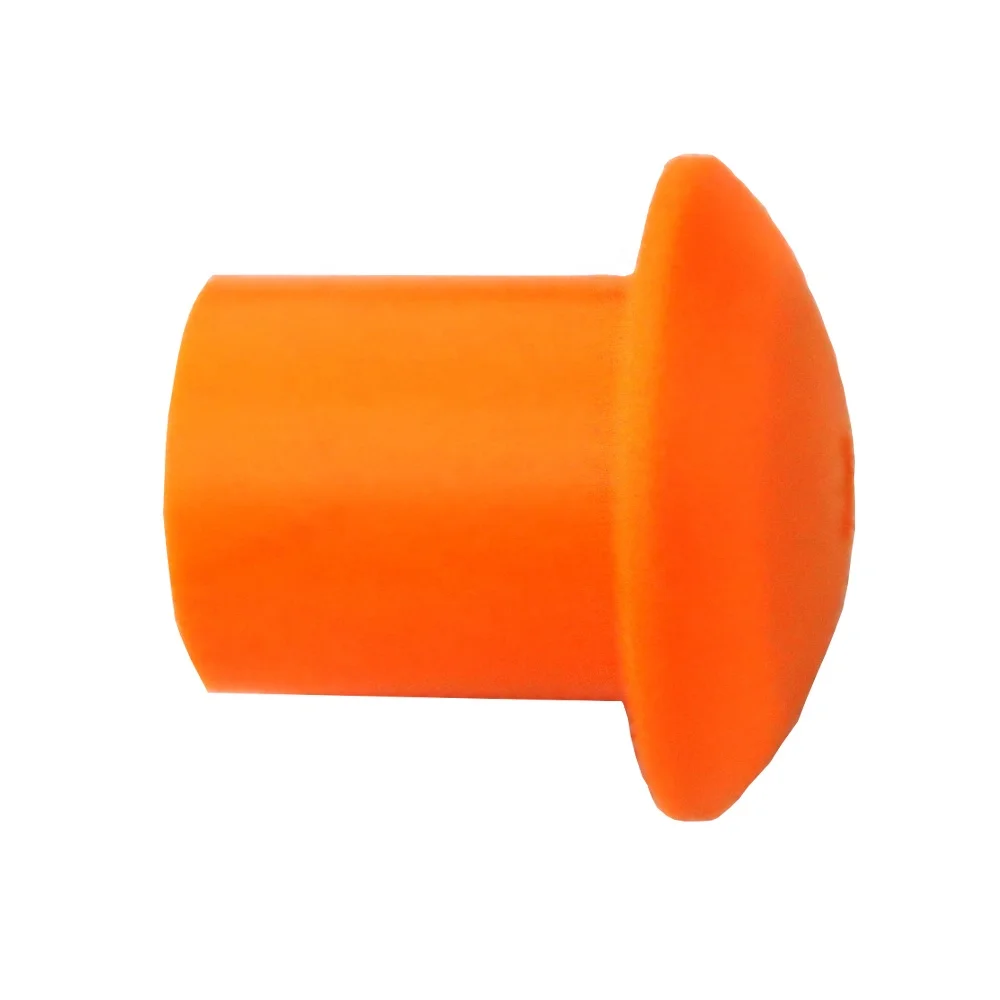

PP Rebar Cap Plastic Reinforcement Steel Pipe Protection Rebar Caps, Orange
