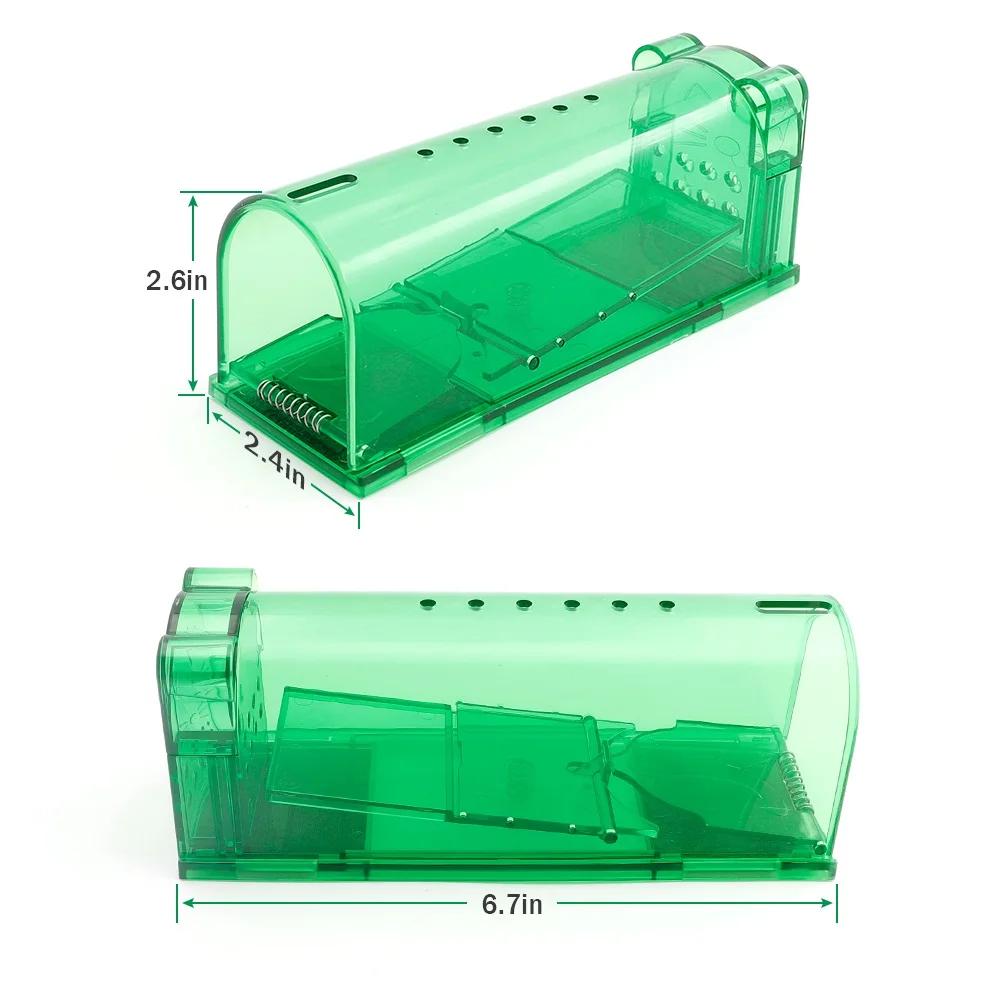 Industrial Plastic Automatic Rat And Mouse Trap Cage Live Small Mouse