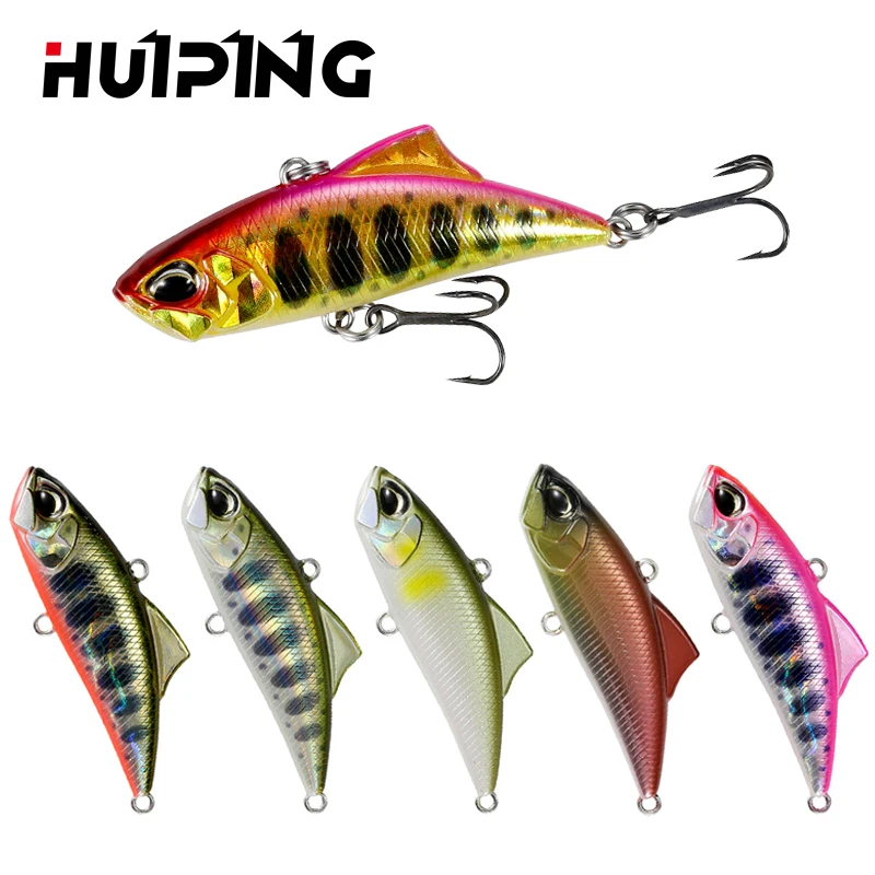 

Huiping VIB Blade Lure 45mm 5.3g Sinking Spinner Baits Artificial Hard bait Vibe for Bass Pike Perch Fishing, 12colors