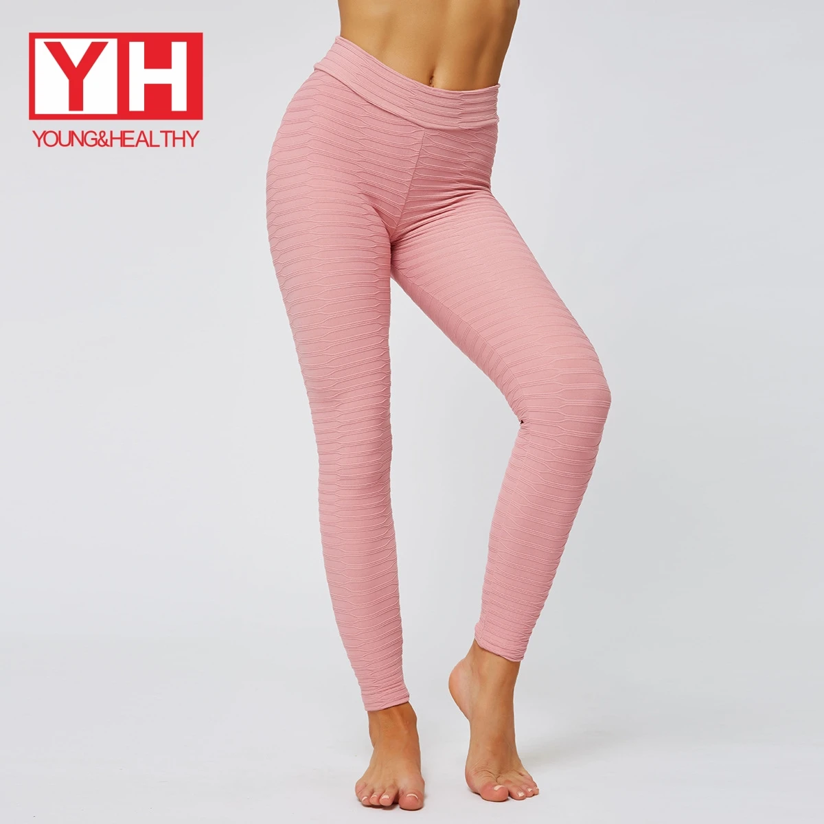 

New Arrival In Stcok Quick Dry Body Shaping Woman Seamless Control Top Yoga Gym Pants