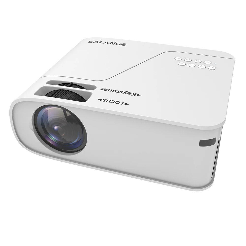 

Salange P86 Projector 5800 Lumens 4K Support Full HD Native 1080P LCD LED Home Video Projector For Outdoor Movie Proyector