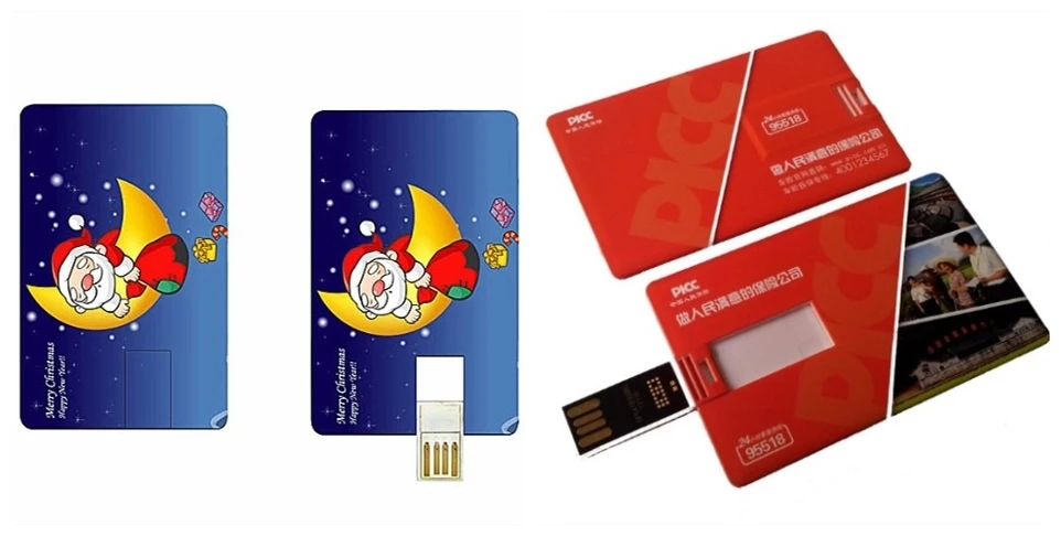 Popular DIY Design Gift Usb Flash Drive Custom Pattern Bank Credit Card Pen Drive For Wedding Business Promotional Present - ANKUX.COM