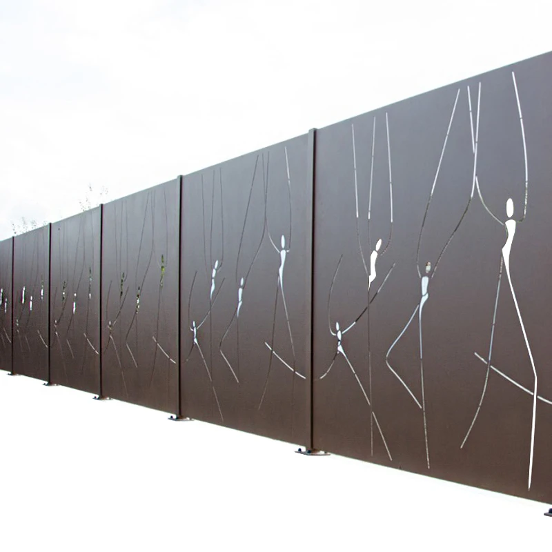 

metal fence designs laser cut carver panel