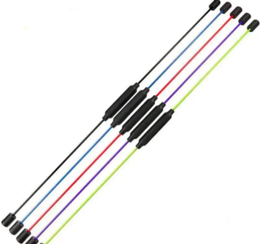 

Feilishi fitness stick feilishi multi-functional vibration stick weight loss gymnastics feilishi Yoga stick, Black/red