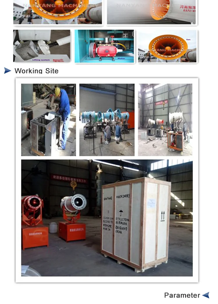 Nanyang Promotional to Asia Countries orchard sparyer/Orchard Waster mit Cannon/Orchard Pesticide Water Fog Cannon