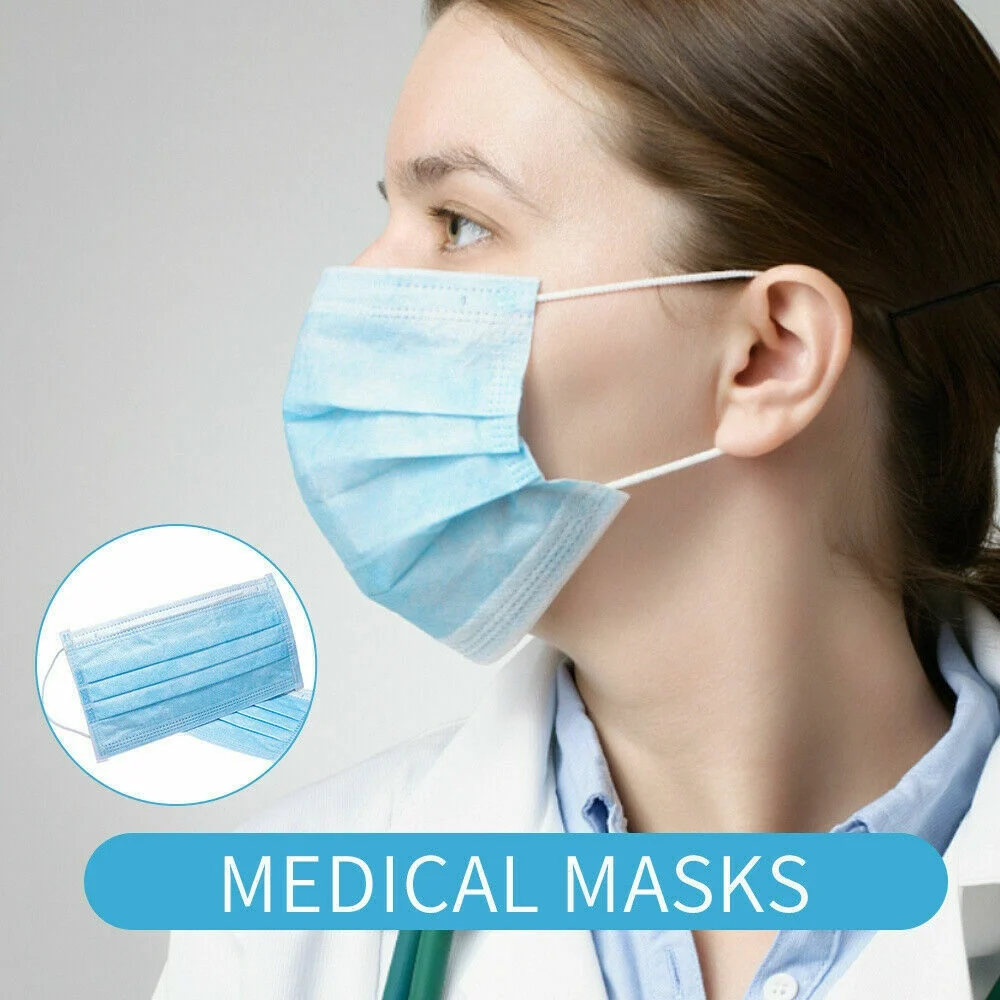 
Manufacturer CE Disposable 3Ply Medical Mask Waterproof 3 Ply Medical Face Mask 