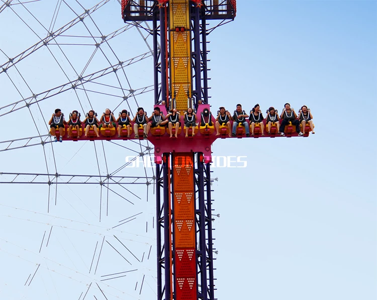 Shenlong Factory Free Fall Tower Amusement park Rides Sky Drop Tower for sale2.jpg