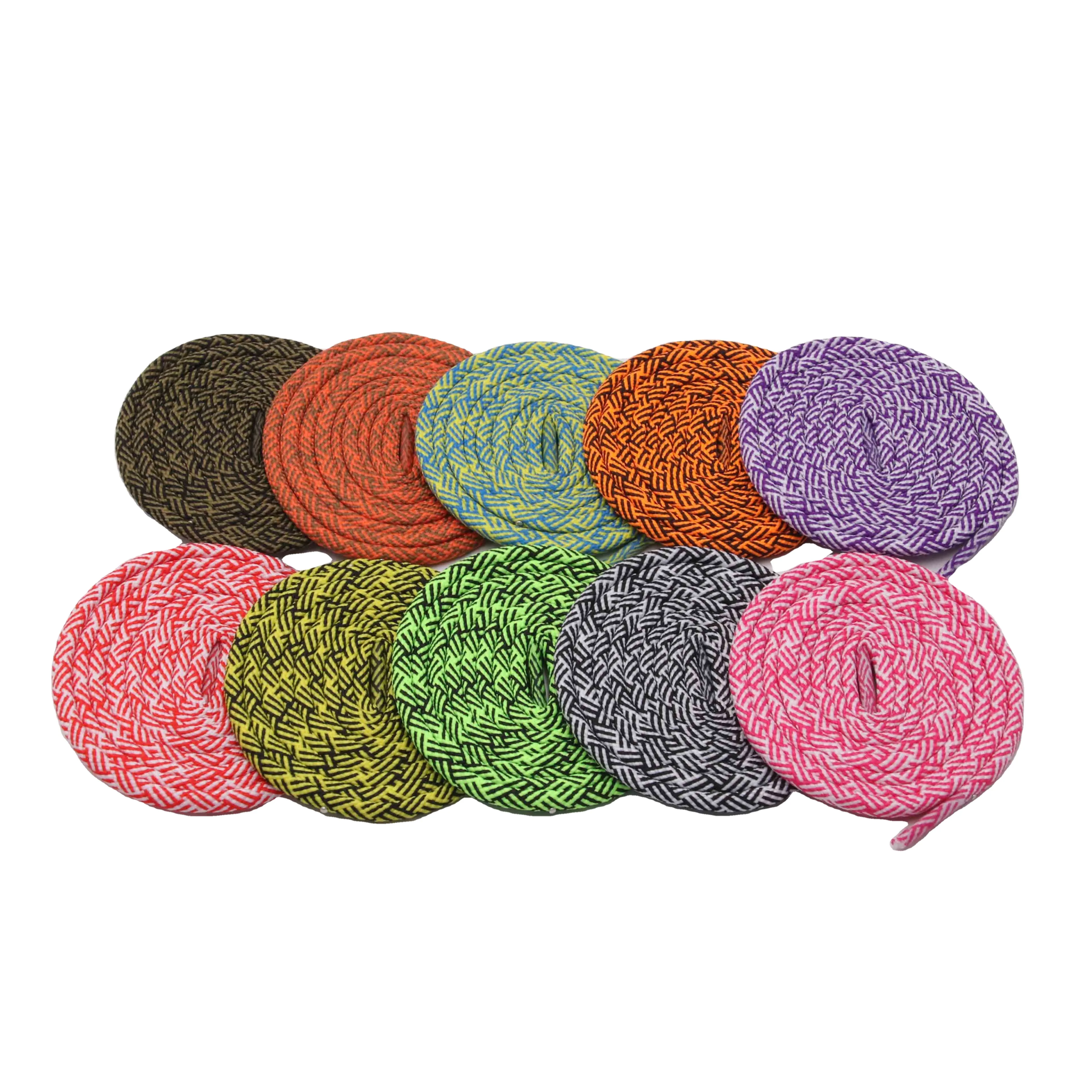 

Xuansi Round Spiral Two Tone Shoelaces Multy Colors Mixed Fun Ropelace On Sell New Arrivals, 2 colors mixed featuring, support custom color