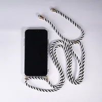 

Cell phone Necklace Straps Smart phone case with lanyard Cord metal chain case For iphone 11 X Xr XS Max