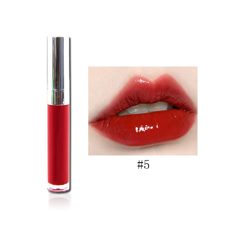 private label stay glossy sweet cosmetic lip gloss for women 5