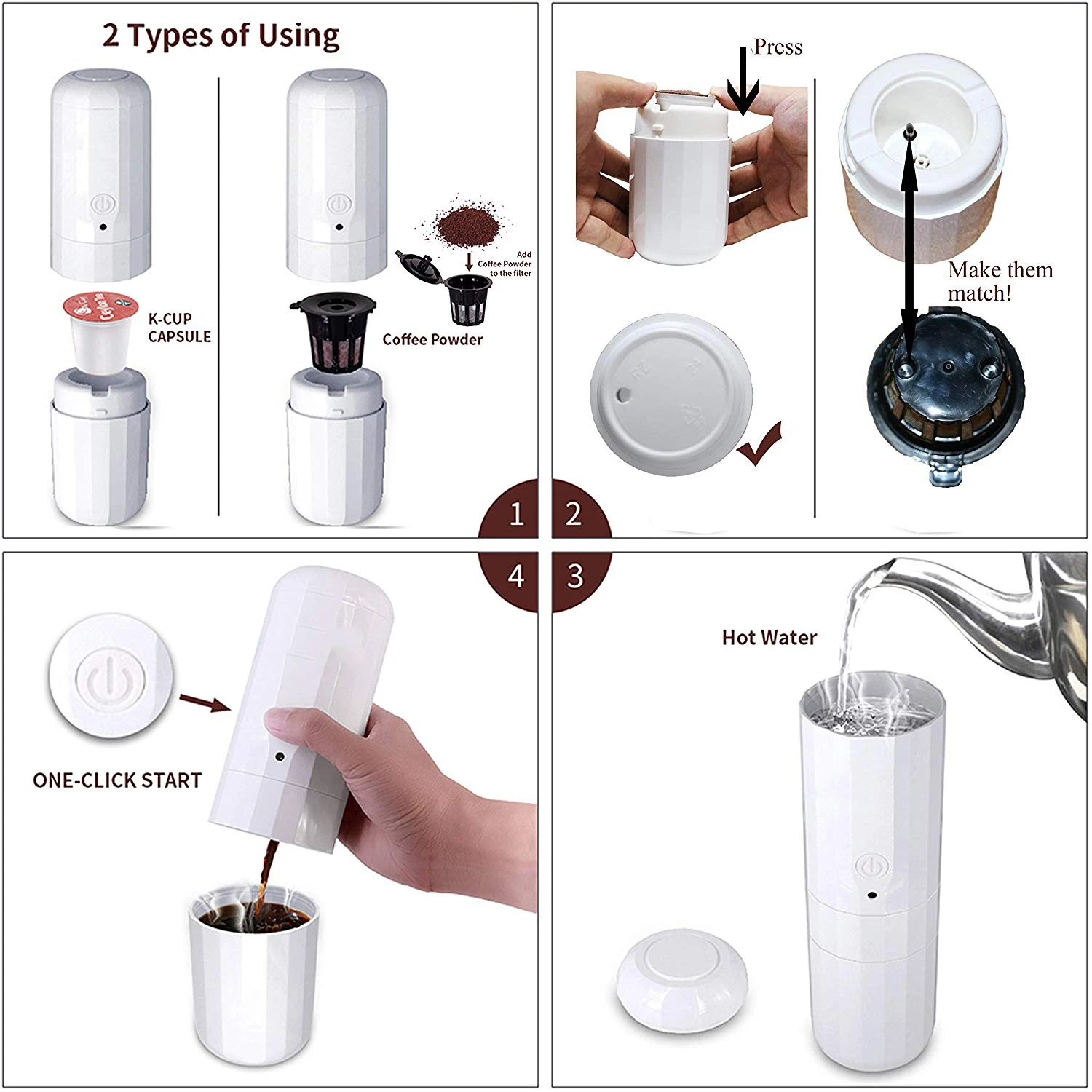 Mini Portable Espresso 12v Car Ese Pod Coffee Machine Buy Car Coffee Maker Tea Pot Vehicle