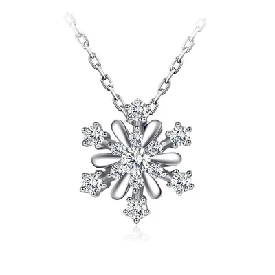 

2021 New Designs Sterling silver Fashion gold plated rose gold necklace Chain Jewelry for Women and Girls