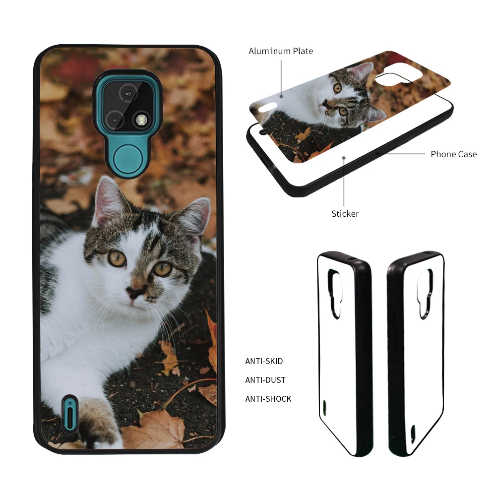 

For Moto Series Model Blank Sublimation 2D TPU Mobile Phone Shell, Black, white, clear