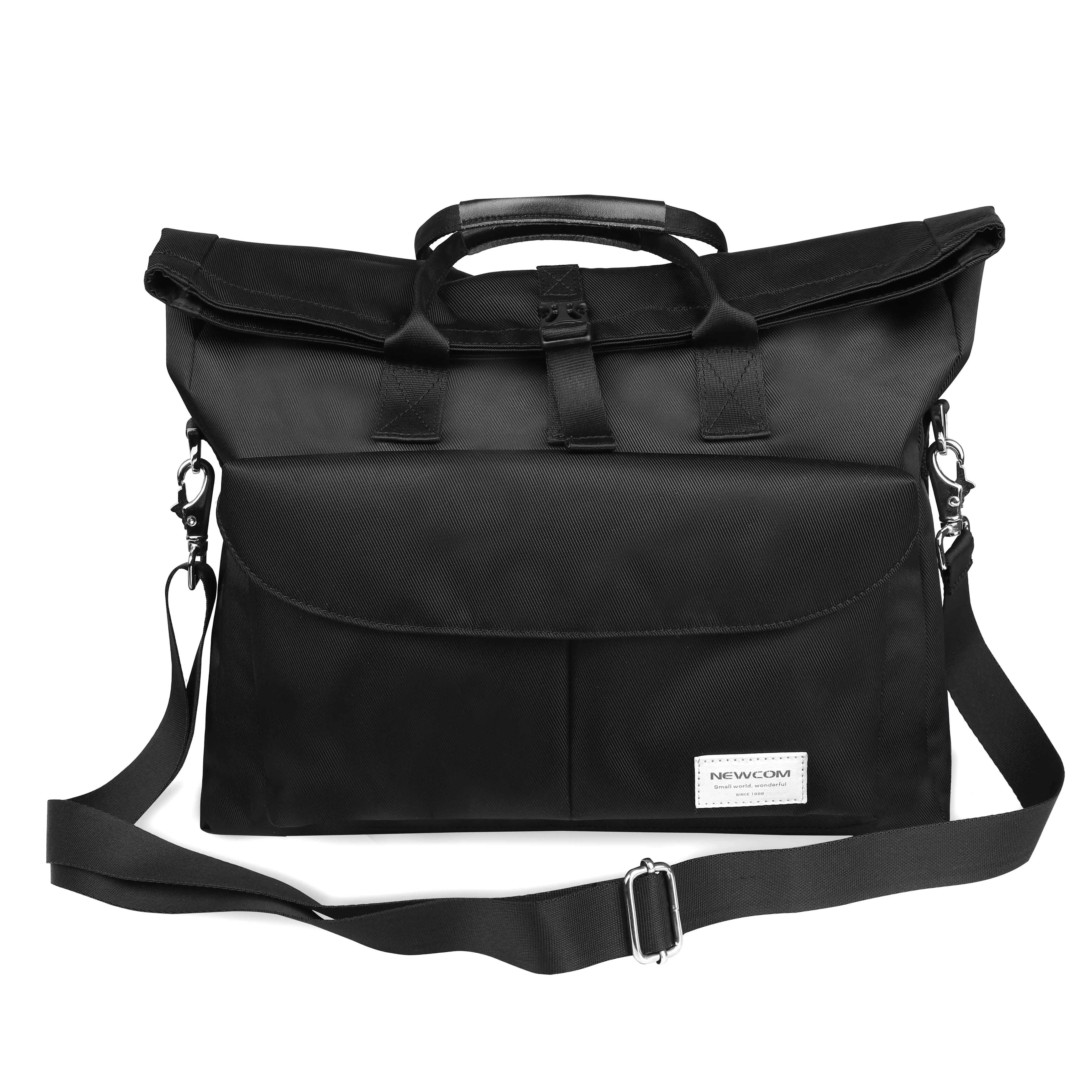 

Black laptop messenger cross body bags business style for travel briefcase large capacity Men Shoulder Bag For Outdoor