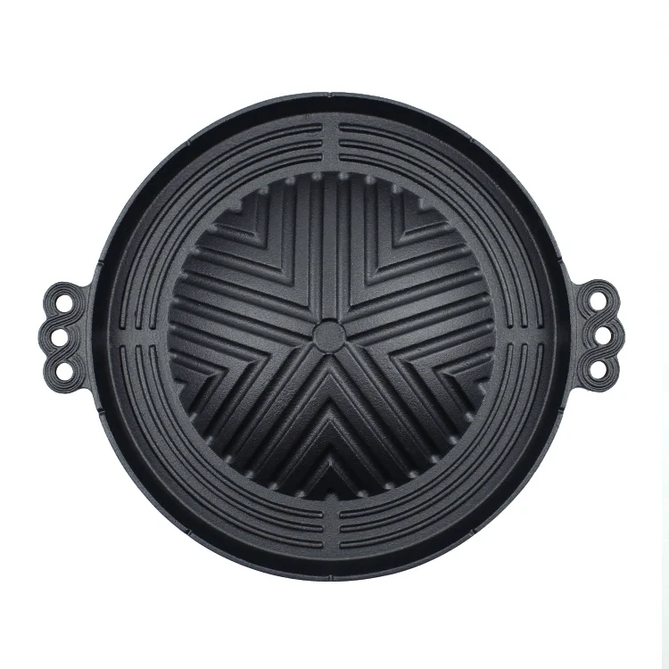 Outdoor Camping Korean Bbq Grill Plate Stovetop Barbecue Cast Iron Korean Bbq Grill Pan Buy