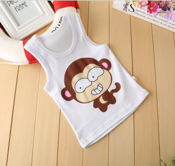 
New Summer Baby Vest Children Kids Underwear Cotton Tees Toddler Boy Girl Shirts 