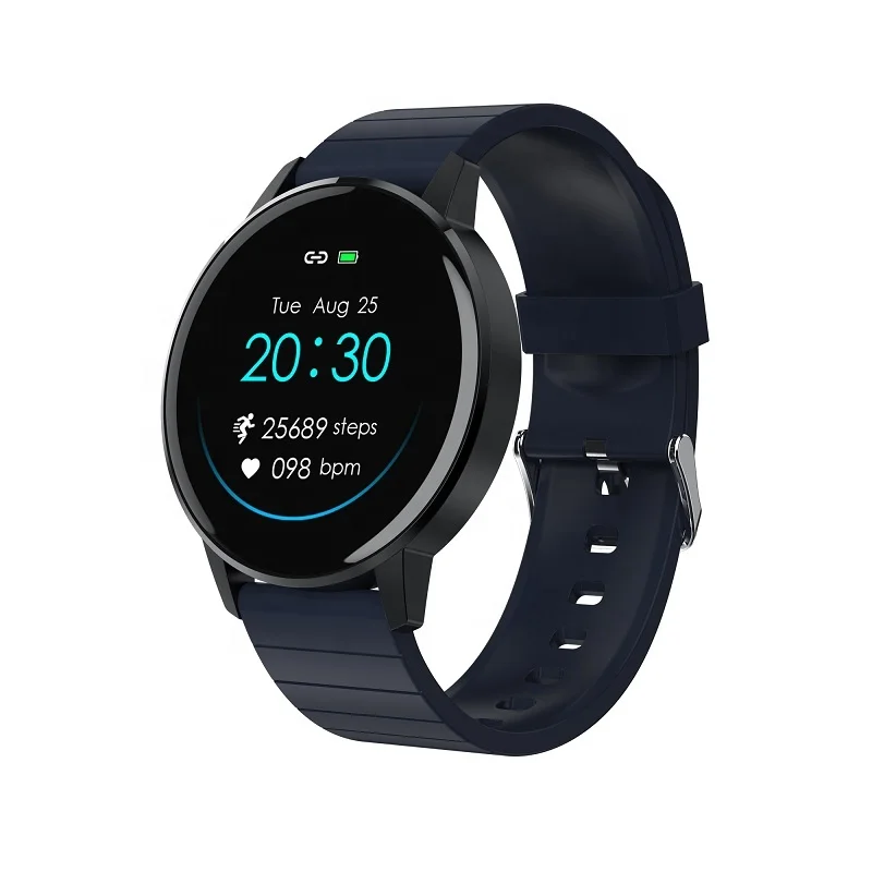 

Hot Sale Fashion Round Screen Heart Rate Blood Oxygen Smart Watch Waterproof