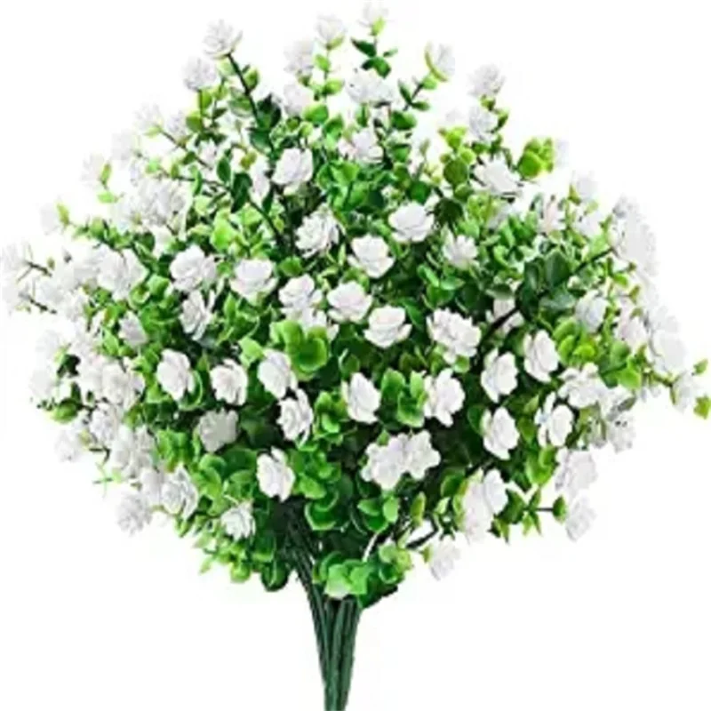

High-quality Artificial Flower Small Rose Home Living Room Garden Office Decoration DIY Wedding Rose Fake Flower Arrangement