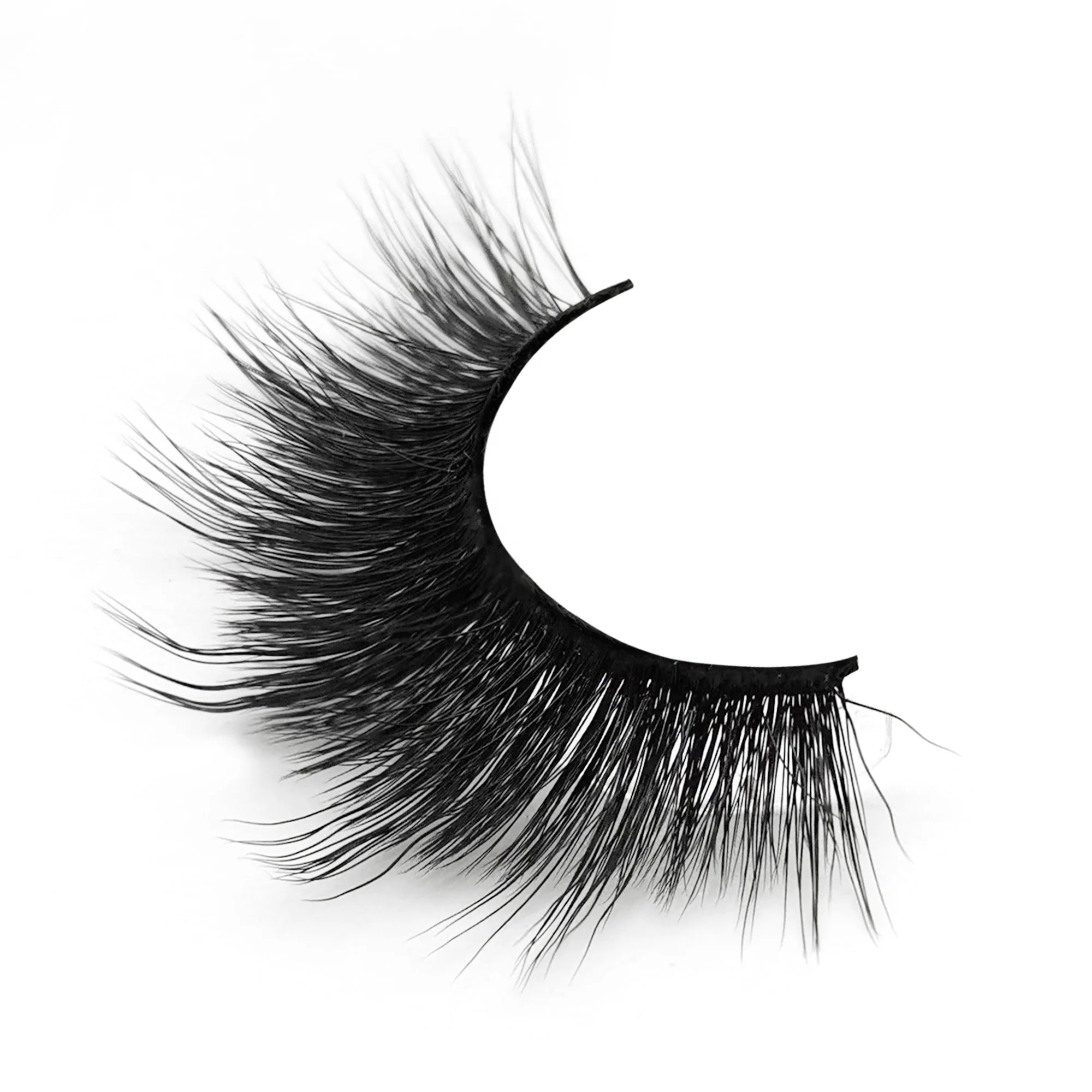 

wholesale private label eyelashes vendor hot selling fluffy faux fur mink eyelash with lashpackaging box