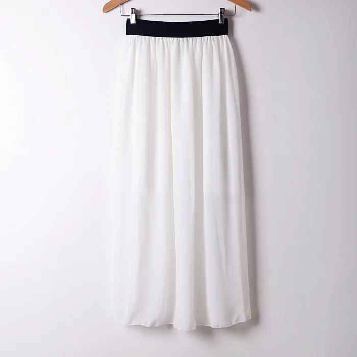 

WW-1258 Elastic Waist Dress Sexy Big Yards Chiffon Bust Skirt Long Women Sexy Dress Chiffon New Style, Customized color