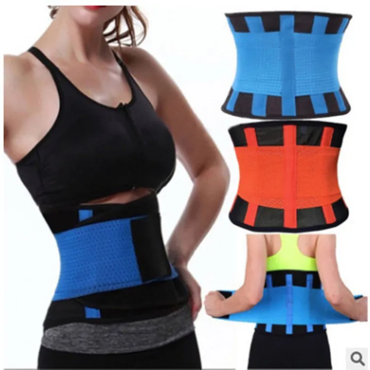 

Wholesale Neoprene Adjustable waist trimmer Women Corset Waist trainer body shaper Weight Loss Belt Back Support Belt