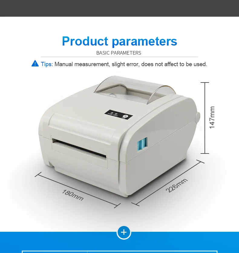 Thermal Label Sticker Printer Shipping Label Printer Waybill Printer
