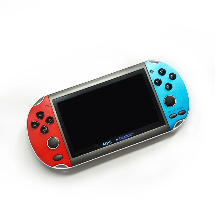 复古便携迷你手持 4.3 英寸彩色儿童 mp4 mp5 mp6 掌机游戏机