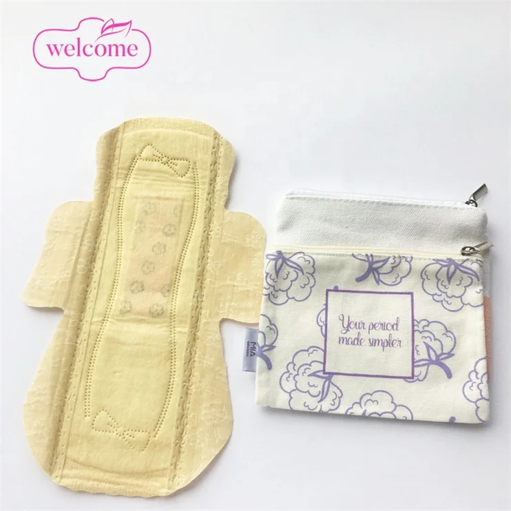 

Feminine Hygiene Products Hypoallergenic Menstruation Menthol Sanitary Napkin Pad, White,yellow,pink