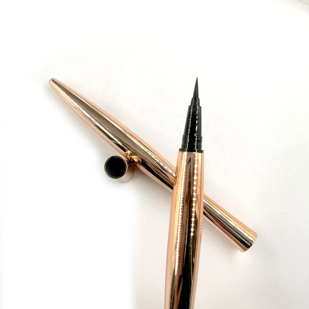 

Luxury starry diamond pearl liquid lasting pigment waterproof lashglue glue free thick magic self adhesive eyeliner pen, Black color