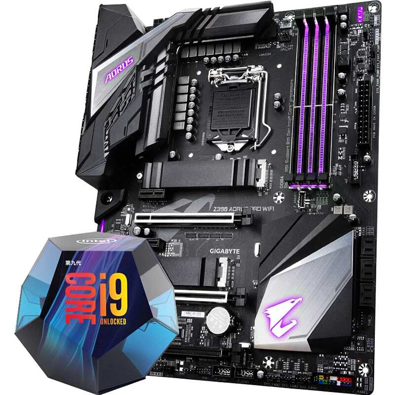 

Orginal GIGABYTE Z390 AORUS PRO WIFI+ Intel Core i9-9900K Desktop CPU Processor 8 Cores up to 3.6 GHz with 14nm