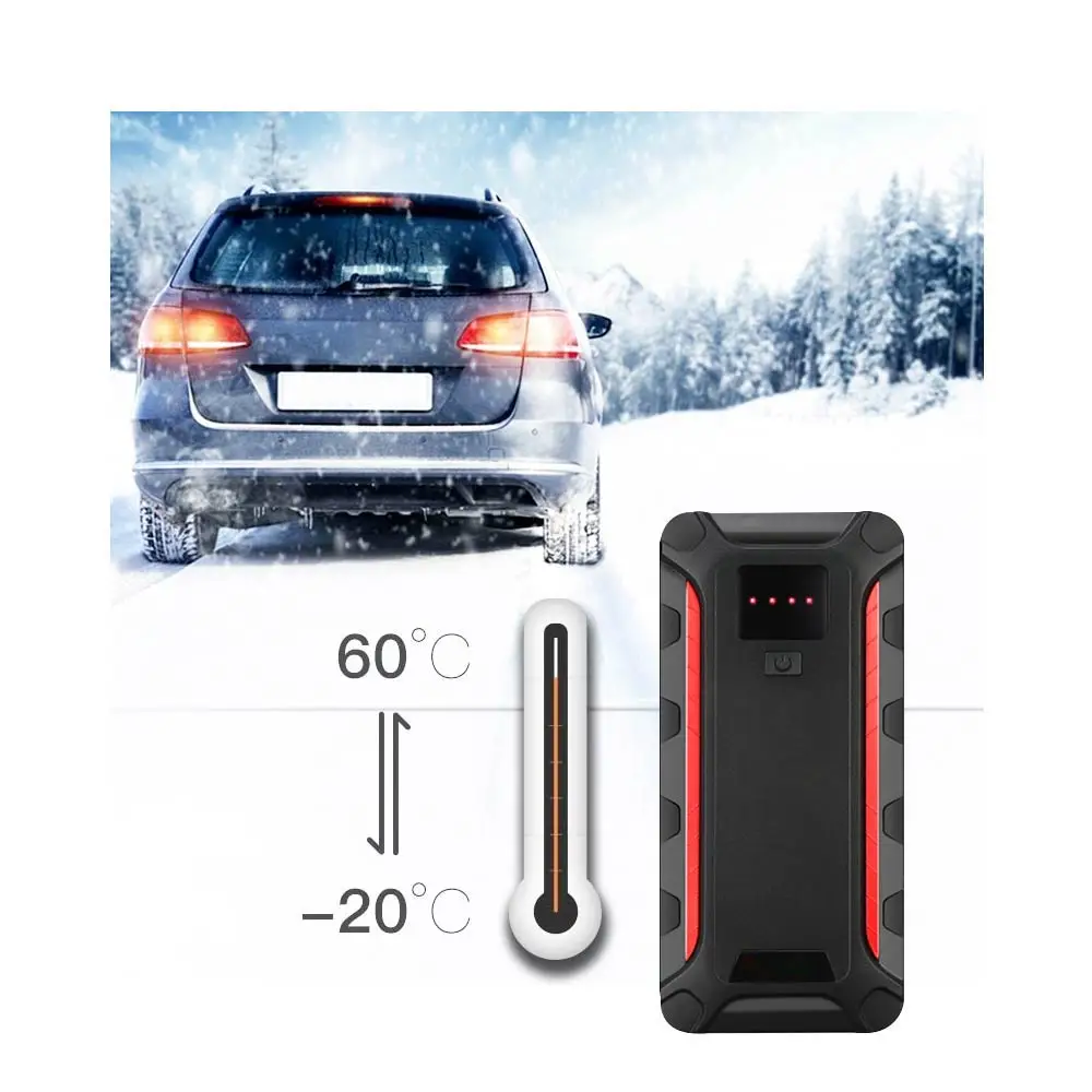 

Rechargeable 10000mAh Powerful Auto Booster Portable 500A Slim Power Bank Jump Starter Car