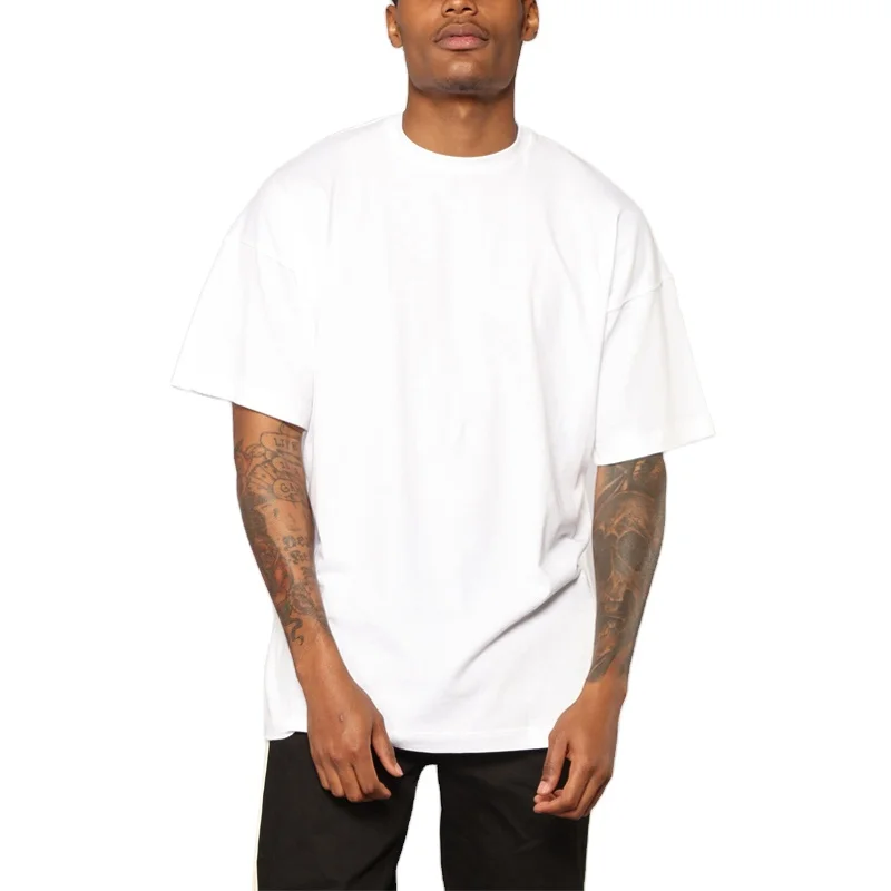 Latest Design 100% Cotton Oversize Drop Shoulder T-shirts For Men - Buy ...