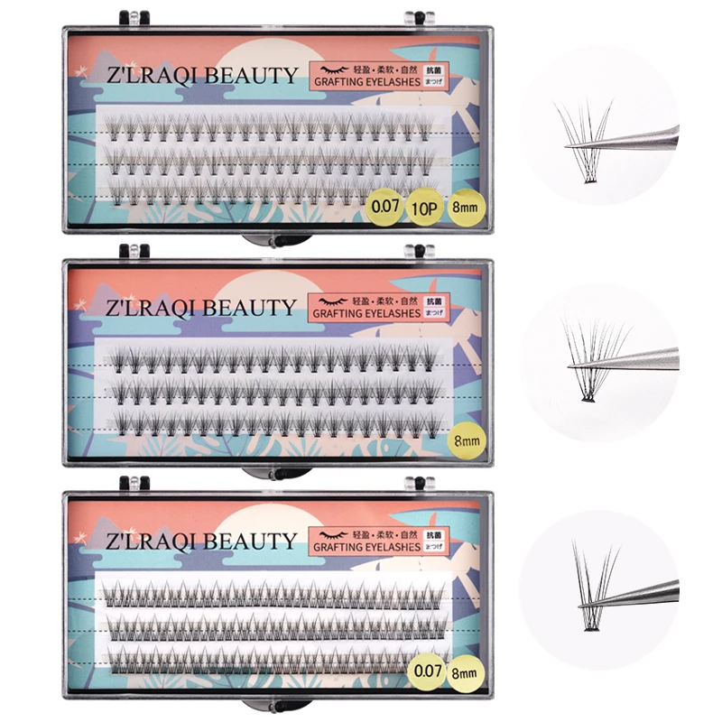 

Goddess Premium Oem Korean Private Label Premade Volume Pre Made Fan Silk Fans Lashes Eyelashes, Black