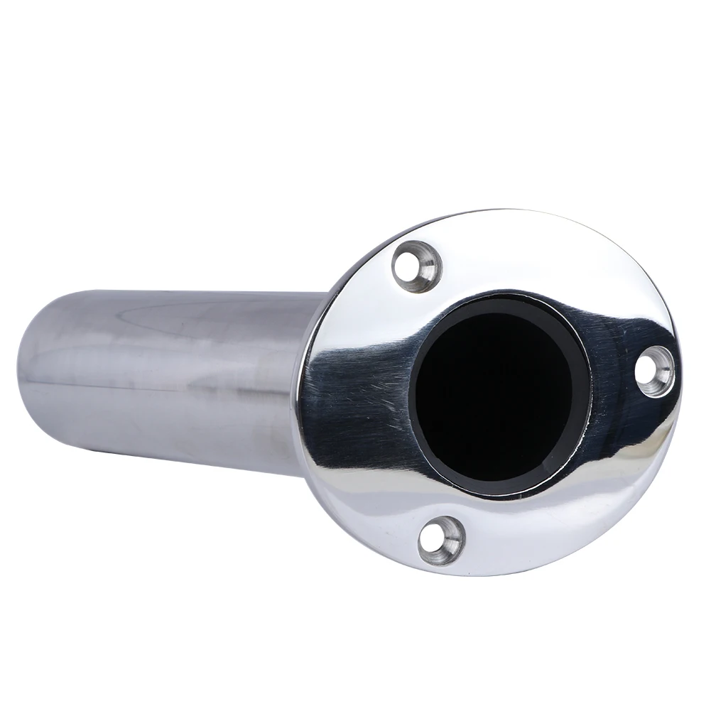 

Aluminum Boat Stainless Steel 316 Rod Holder Flush Mount Rod Holders, Sliver