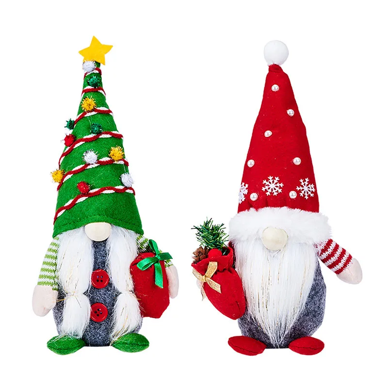 

Christmas Faceless Doll Ornaments Merry Christmas Decorations For Home Navidad Natal Party Gifts