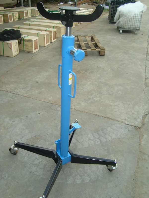 Foot Operated Car Lift Transmission Jack , Single Pump 1000 Lb Transmission Jack