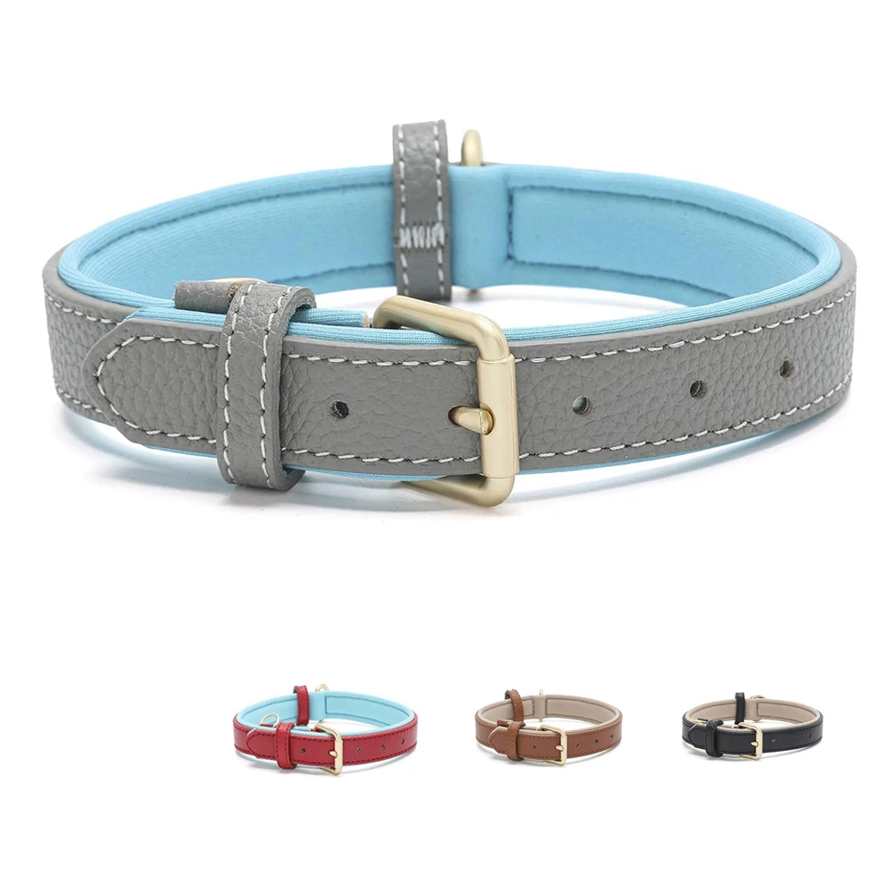 

Eco-Friendly Spiked Studded Braided Genuine Lined Padded Vegan Leather Plain Dog Collars And Leashes Wholesal