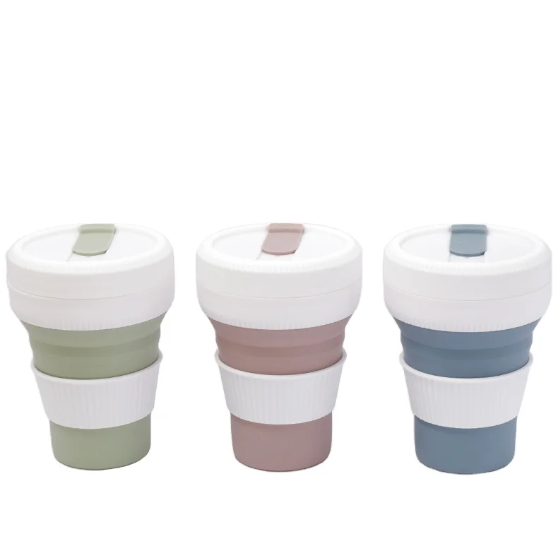 

Best price Silicone reusable foldable coffee cup water cup wholesale, According your pantone color