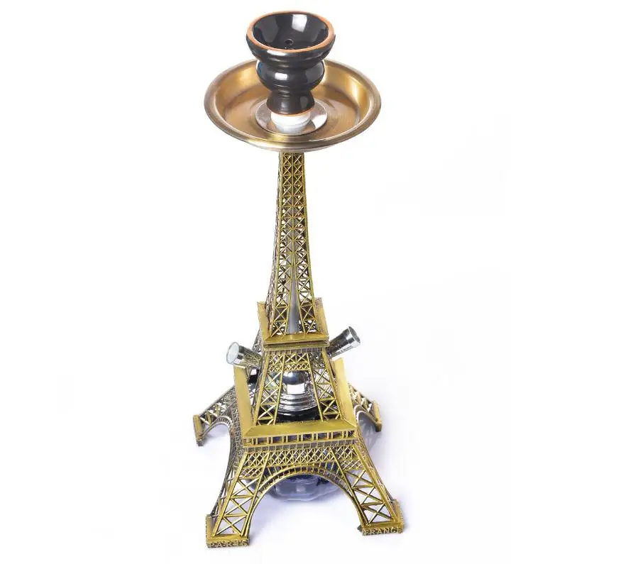 

Metal Tower Double Hiookah Shi Sha Hookah