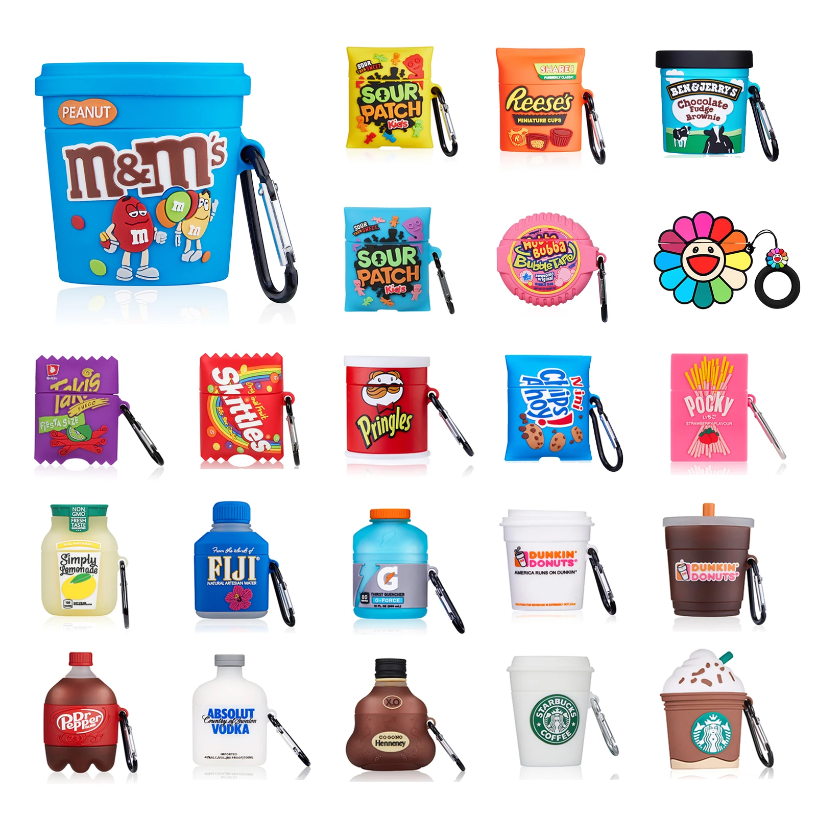 

Hot Selling Earphone Accessories Case For Airpod 1/2 FIJI Sour Patch Cup Candy Food Snacks For Airpod Case Cover, Multiple colors