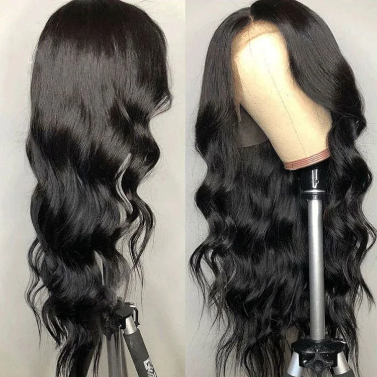 

Cheap Wholesale 100% Remy Cuticle Aligned Natural Human Hair Wigs For Black Women,Body Wave Hd Transparent Full Lace Wig