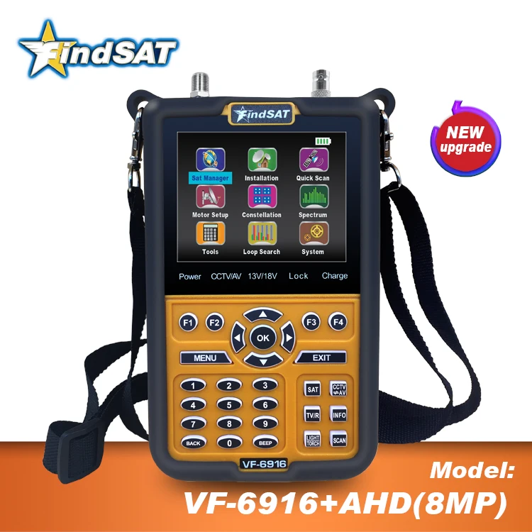 

HD SAT Finder DVB-S2+CCTV Tester ( FindSAT VF6916 Pro ) TV Signal Meter