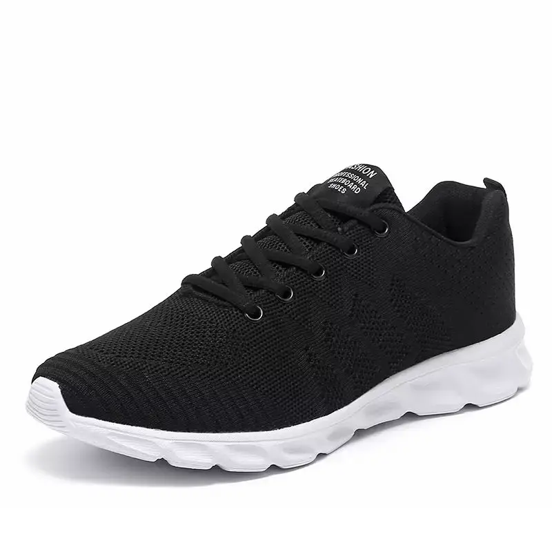 

Fashion Couple Mesh Sport Shoes Women Breathable Outdoor Cool Men Casual Sneakers Black