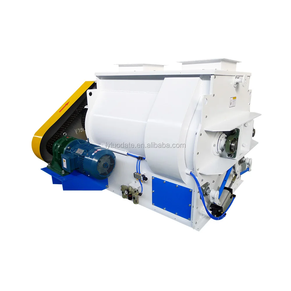 Automatic Horizontal Animal Feed Mill And Mixer Machine Stationary Feed