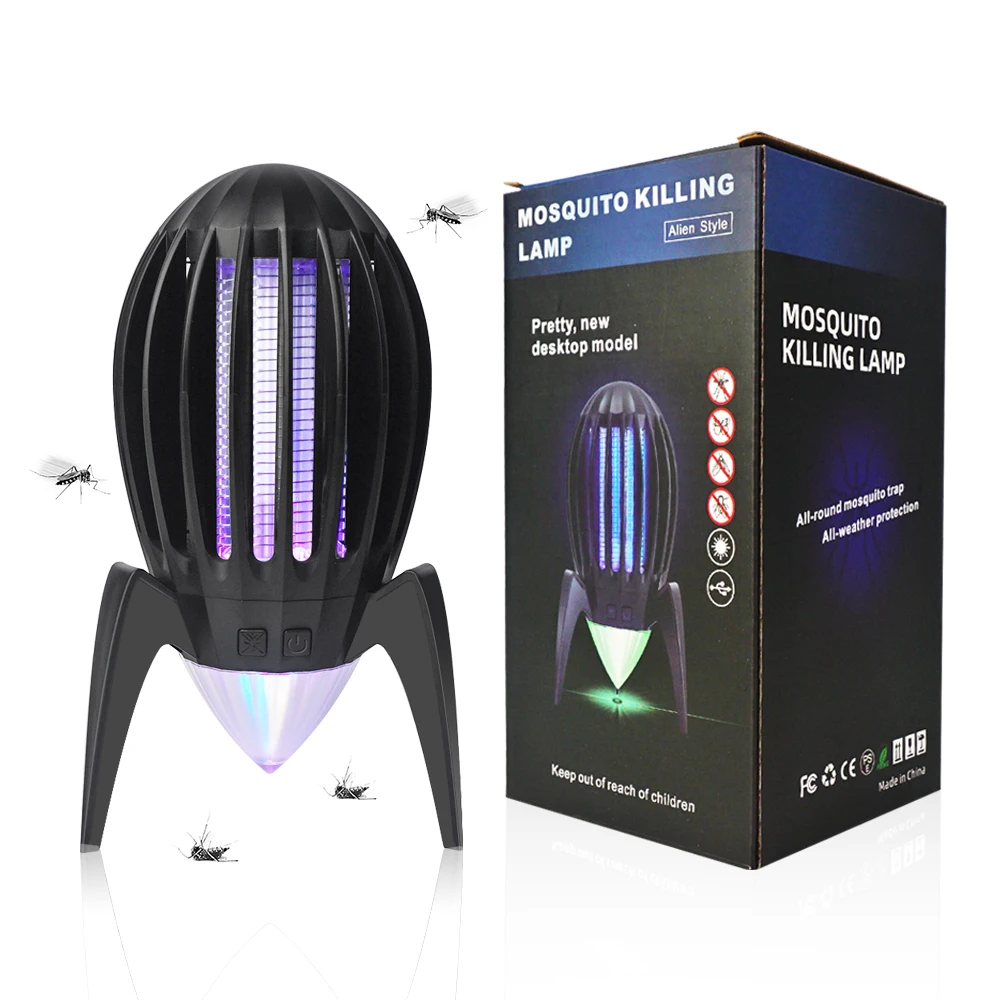 

Hot Sale Fly Bug Zapper Electric Mosquito Killer Lamp for Indoor and Outdoor, Black