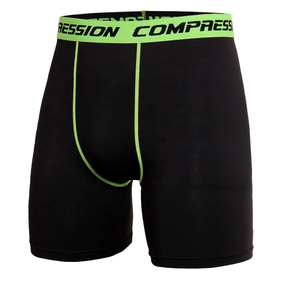 

Free Sample Neon Green Elastic Panties Boxer Black Workout Clothing Underwear Men Quick Dry Sexy Sport Boxer