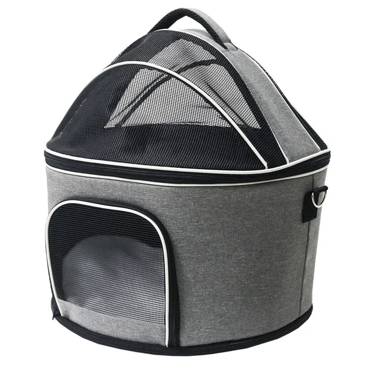

Oxford Cloth Cat Outdoor House, A Cat Carrying Bag Durable Carriers & Houses, Grey