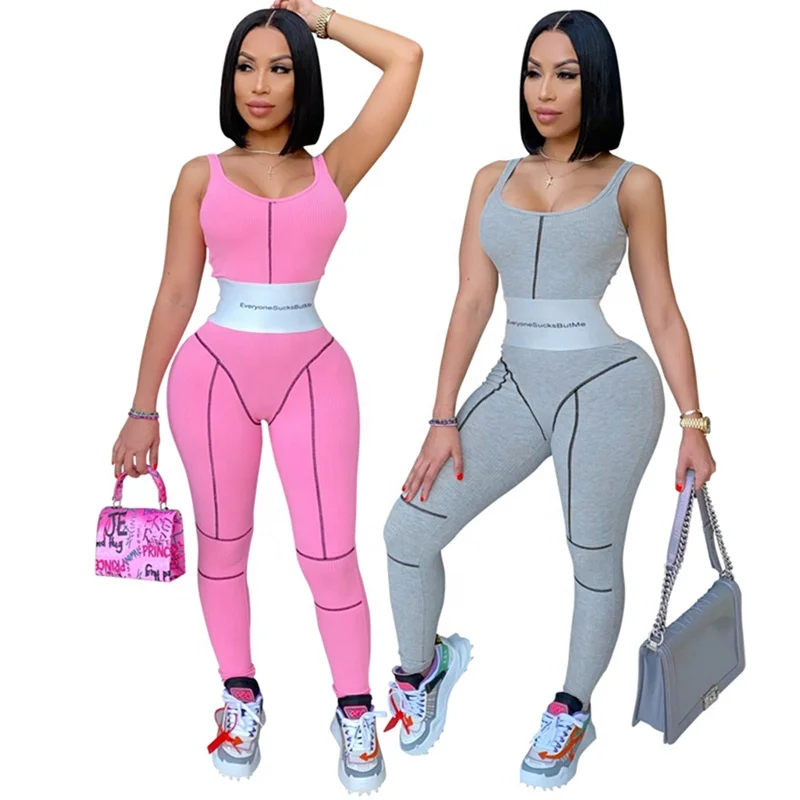 

Gray Pink New Arrival Summer Jumpsuit Women 2021